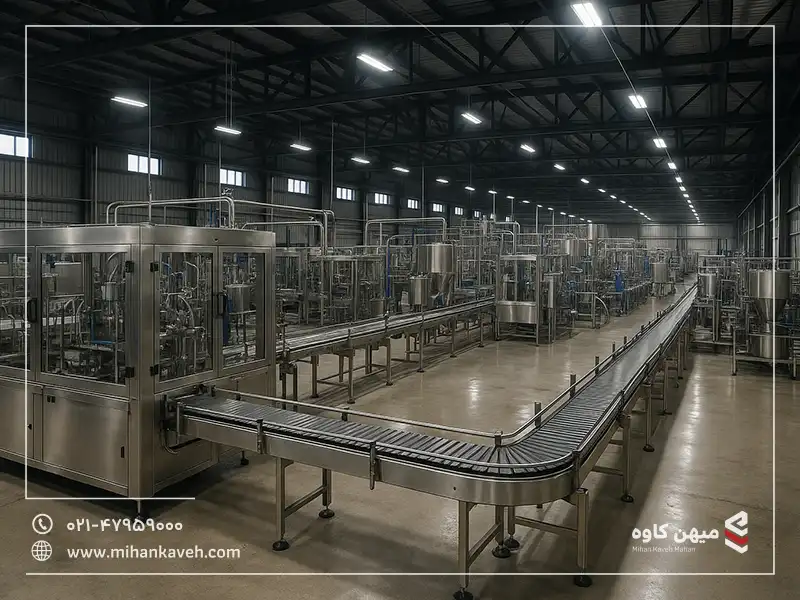 طراحی خطوط تولید در سوله صنعتی